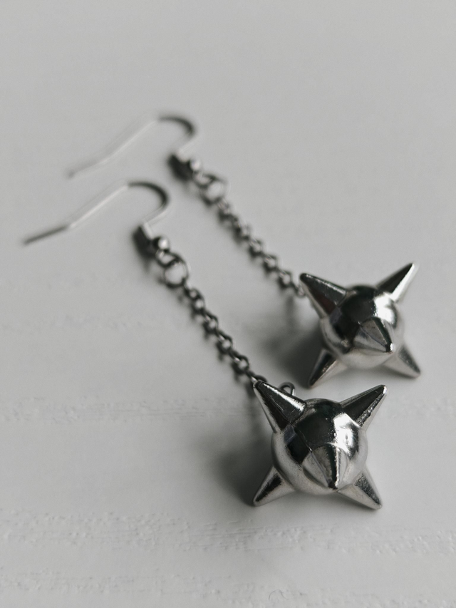 Morning star earrings