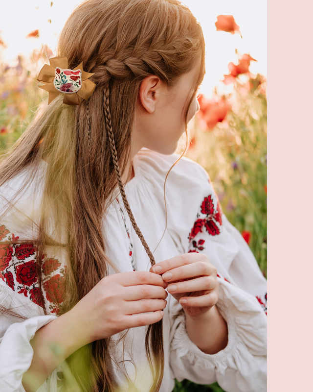 Pince fleurie de la Collection "Bohème"