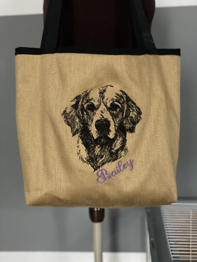 fichier broderie Golden Retriever ! Grand modèle !
