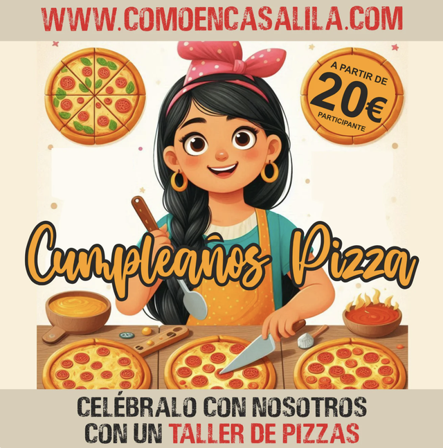 Celebra tu cumpleaños! PIZZA