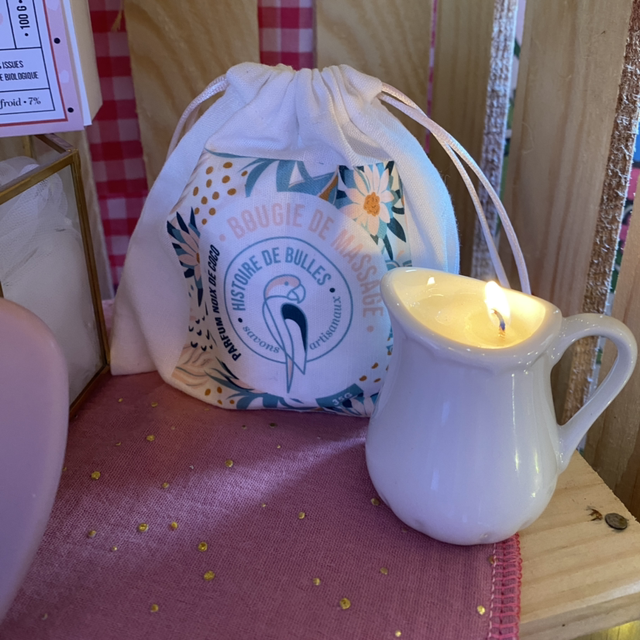Bougie de massage