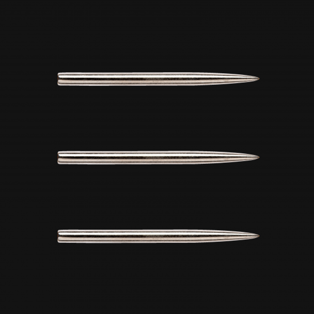 Winmau Standard Silver-Effect Points 32mm 5023231003836