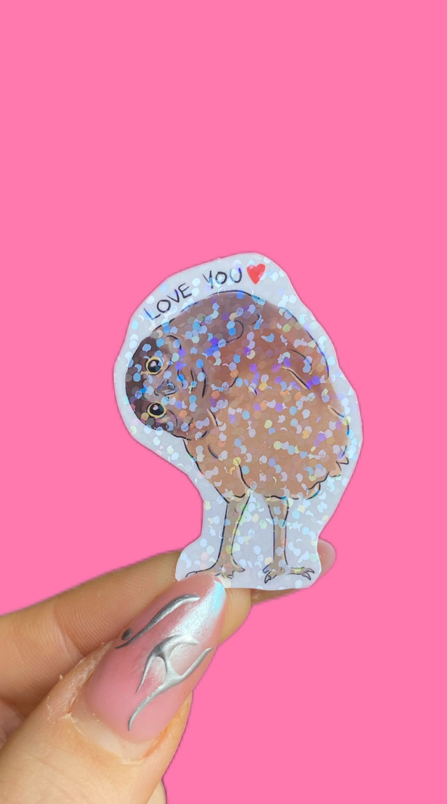 Sticker hibou My love 