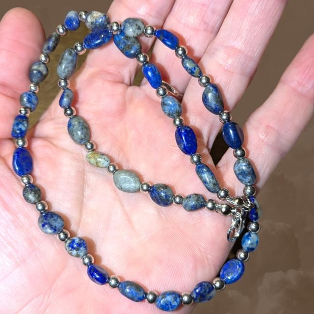 Collier "Lapis lazuli" C-003