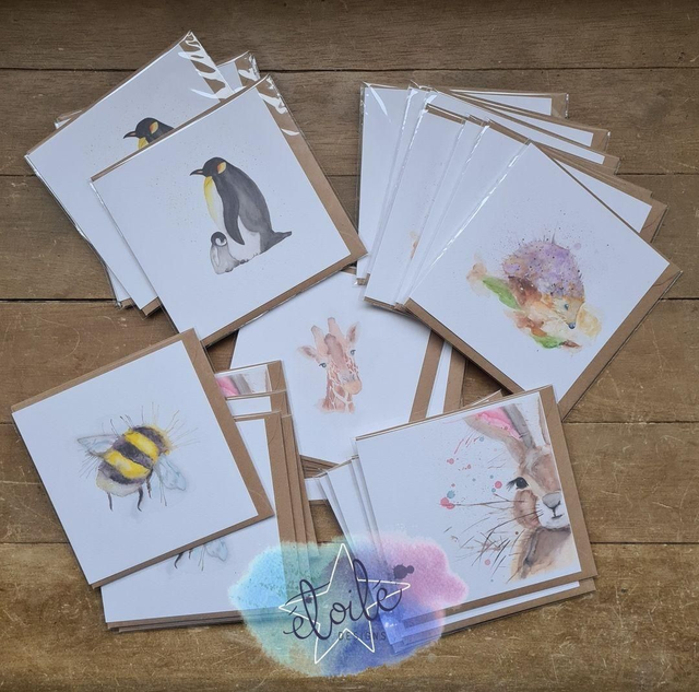 🌟 Seconds - pack of 10 Assorted Greetings Cards 🌟