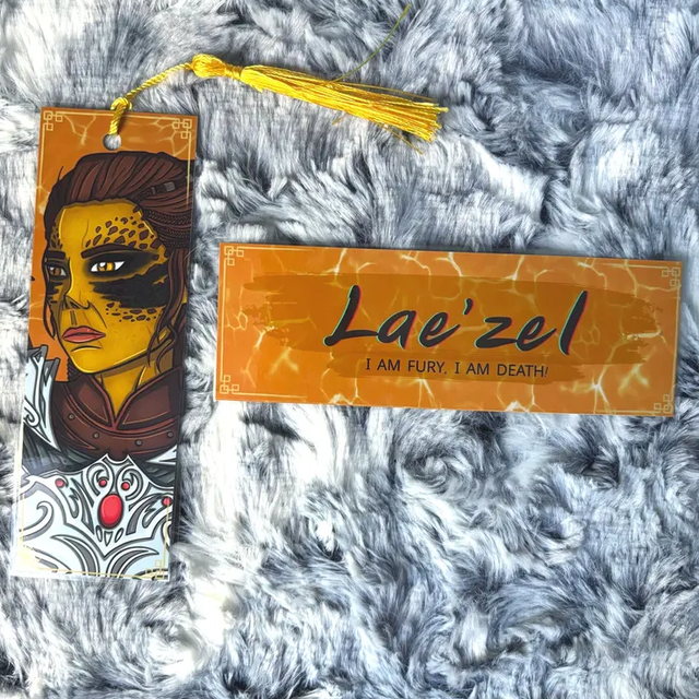 Lae'zel Bookmark - Baldur's Gate 3 Companion Collection