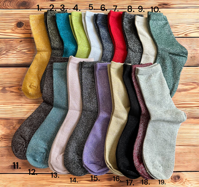 Chaussettes paillettes 