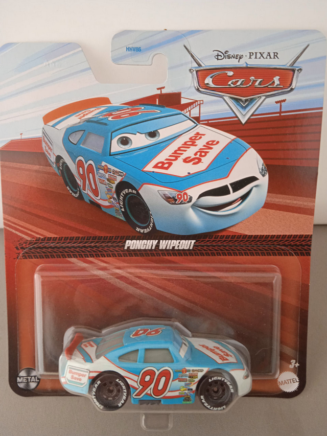 Disney Pixar Cars 1 - Ponchy Wipeout - Bumper save #90