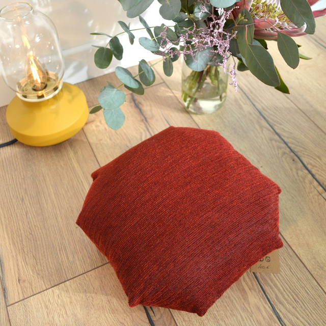 Coussin de méditation OVÉA Rubis