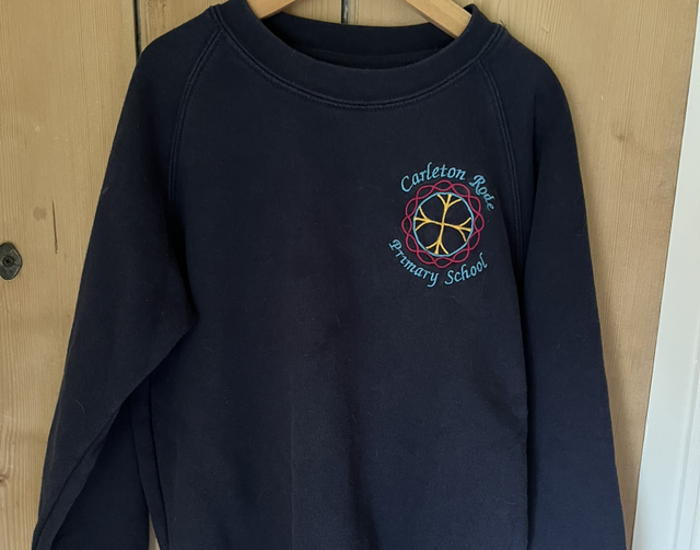 School Logo Sweatshirt 28” 7-8 years