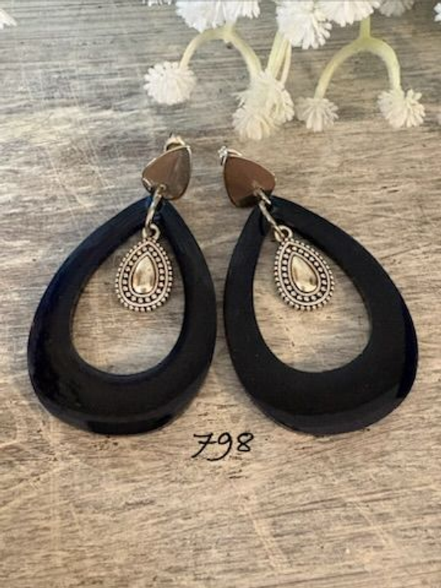 💙 Boucles d’oreilles "Blue Drop" - Réf. 798