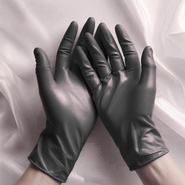 Premium Black Latex Gloves