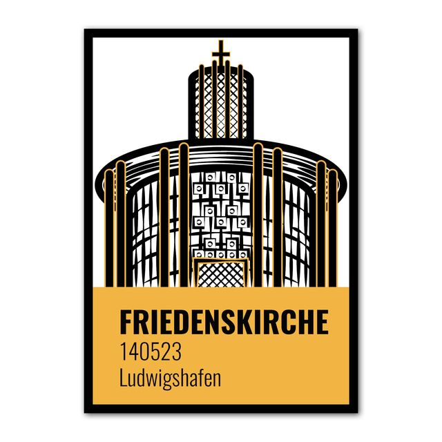 Friedenskirche Ludwigshafen - 140523 - Hony | Kunstdruck
