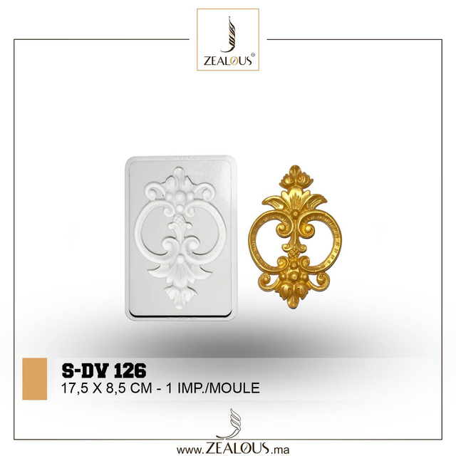 S-DV126 Cake Chocolate and Fondant Silicon Moulds