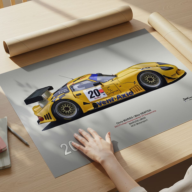 C231002 MARCOS LM600 British GT 2001 NCK Motorsport #20 BrandsHatch