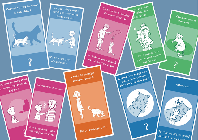 Cartes pédagogiques Les chats de Bastet (à partir de 6 ans)