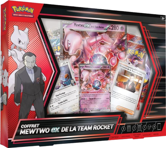 Coffret Pokémon Mewtwo EX de la team rocket