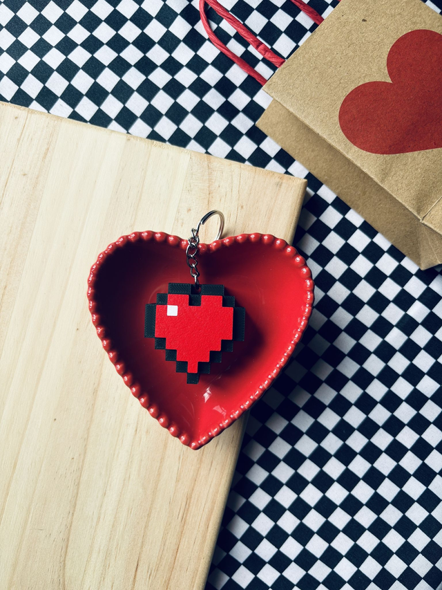 8bit heart button