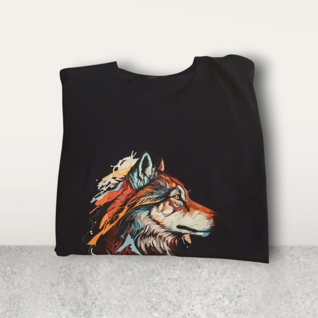 T-shirt Loup 