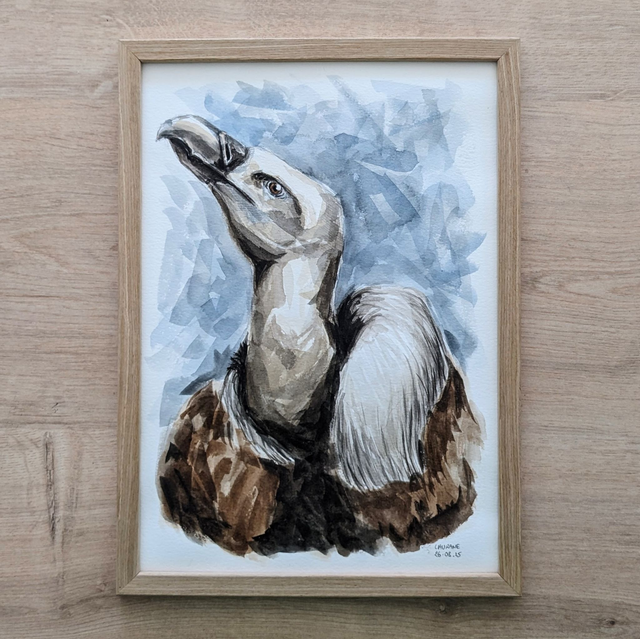 "Sentinelle" - Aquarelle originale