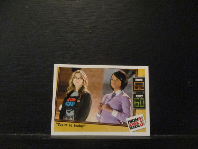 "You're So Brainy" - Quote Card High School Musical 3 Senior Year Original Trading Card