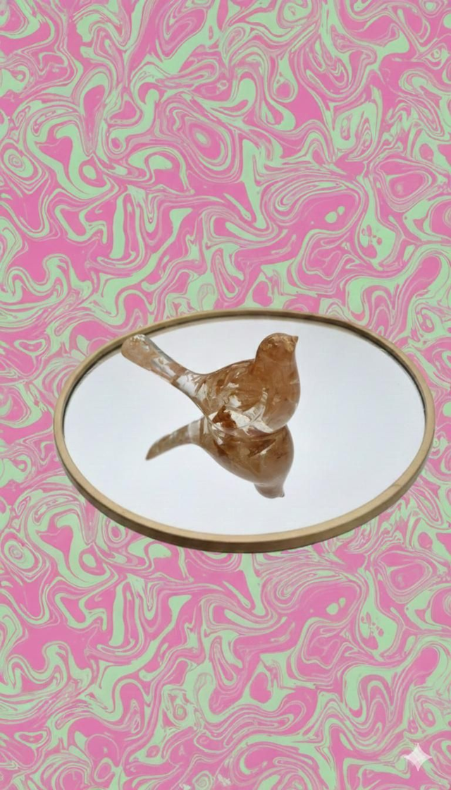 Oiseau bois recyclé hetre chene