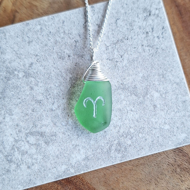 Pendentif Signe Astrologique Bélier – Création artisanale Côte d’Azur