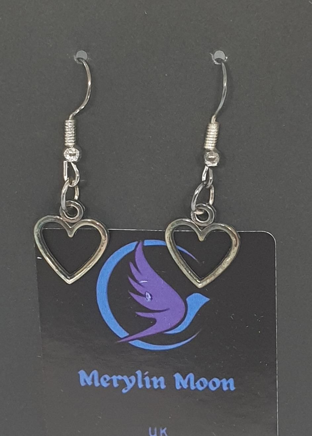 Hollow Heart Earrings 