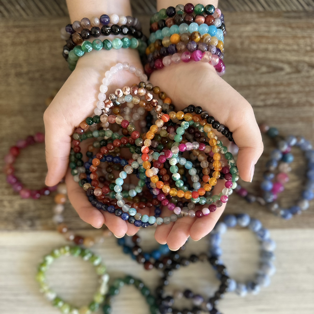 Bracelet Agate 6mm (de G à L)