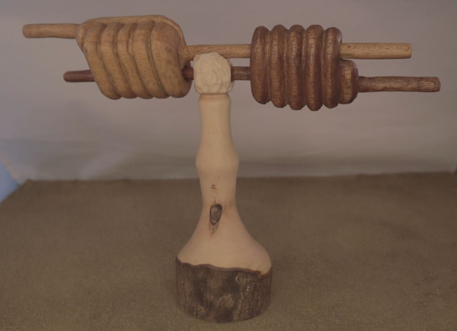 Visser knopen - beuk, sapele