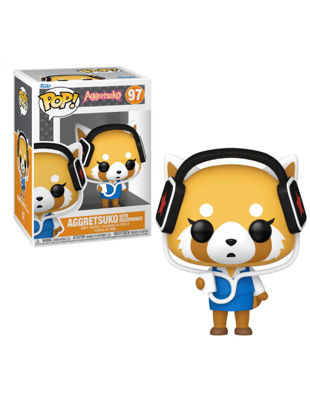 Aggretsuko: Aggretsuko (with Headphones) Pop! #97