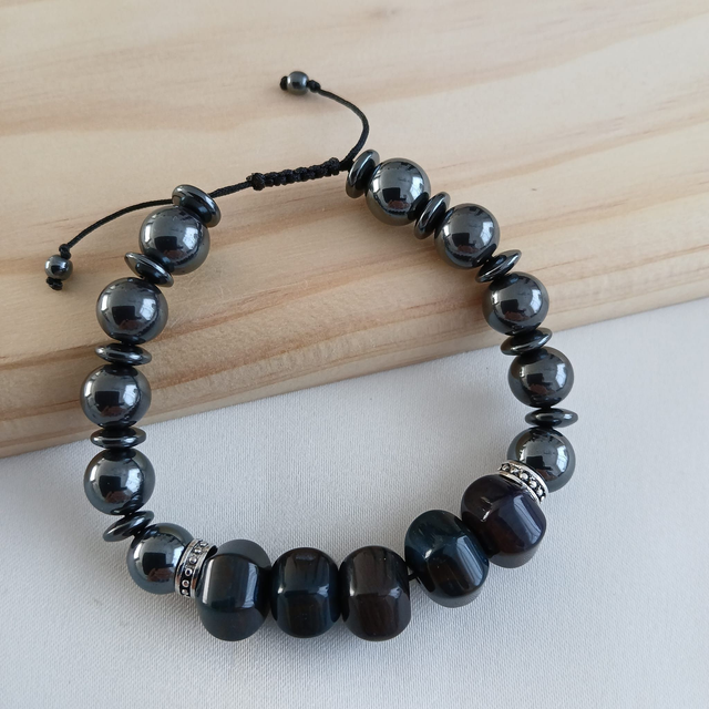 Heren armband Agaat (2.014)