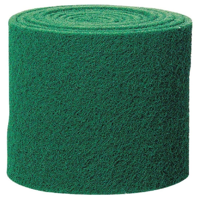 Rouleau de tampon abrasif Nicols - Vert - Longueur 5 m - Largeur 13,5 cm