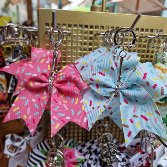 Keychain Bow "Sprinkles"