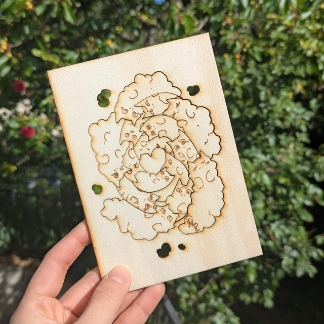 Puzzle Chatlaxie contreplaqué