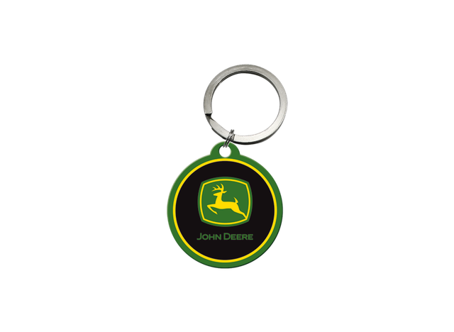 Schlüsselanhänger rund „John Deere – Logo“