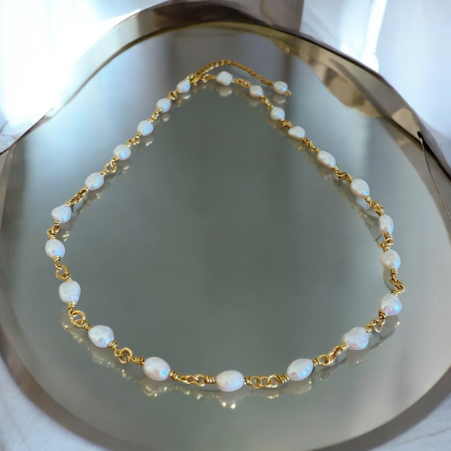 Choker en perles d’Eau Douce 