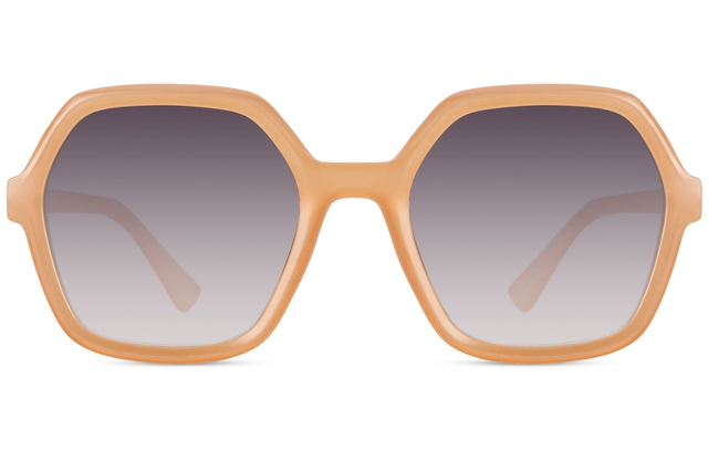 ALEXIA Lunettes de Soleil Beige/Noir