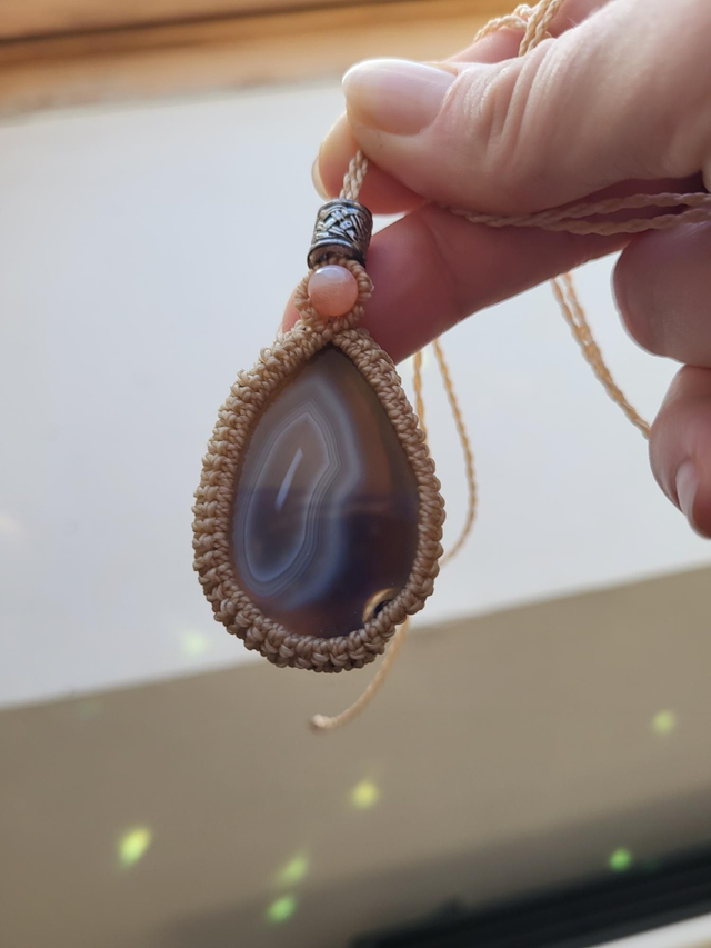 Pierre de l’âme : Agate Botswana