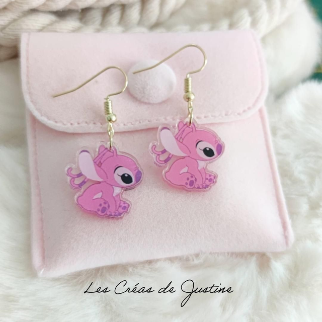 Boucles d&#039;oreilles Stitch Angel 