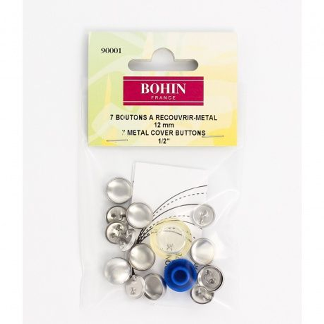 Boutons à recouvrir 12 à 22mm