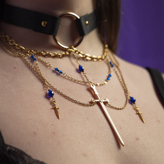 Athéna - Choker doré