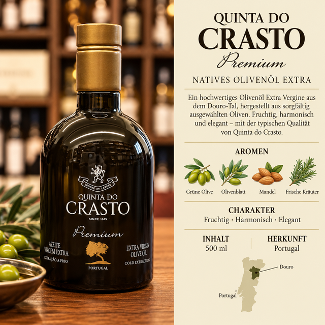 Quinta do Crasto Olivenöl Nativ Extra Premium 50cl