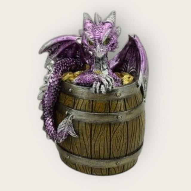 dragon gardien de trésor, tire lire 