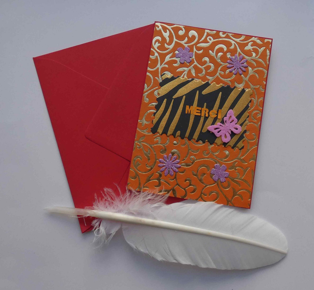 Un papillon pour remercier