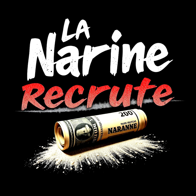 précommande pour le 23/06/2025 Tee-shirt LA NARINE RECRUTE 