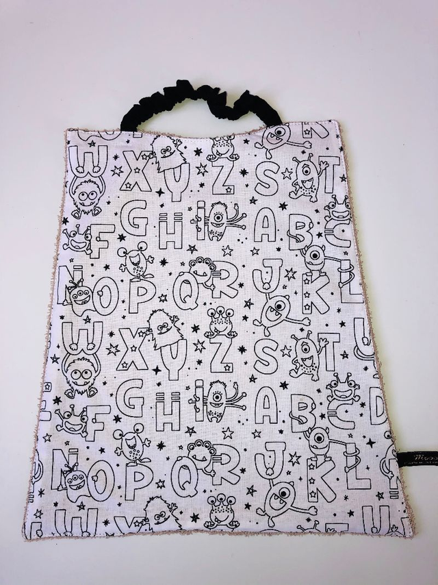 Bavoir Lettre à Colorier