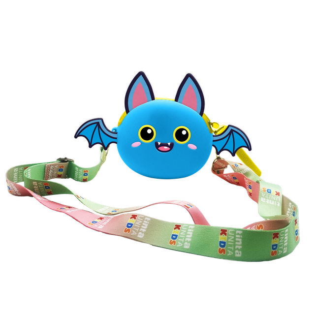tintaUNITA Kids – Borsina Pipistrello in Silicone con Tracolla