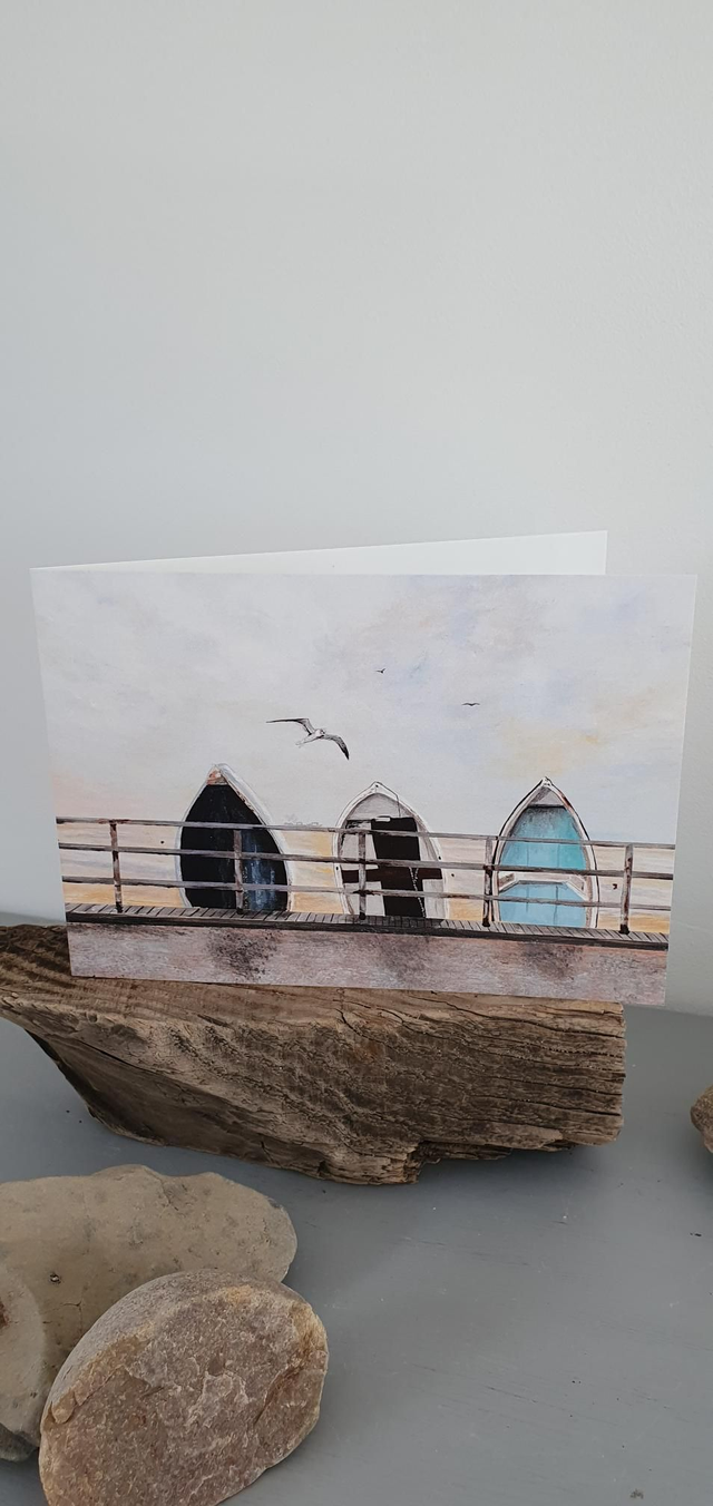 A5 Size CARD 'Three Little Boats