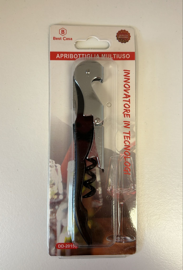 Apribottiglie in acciaio inox